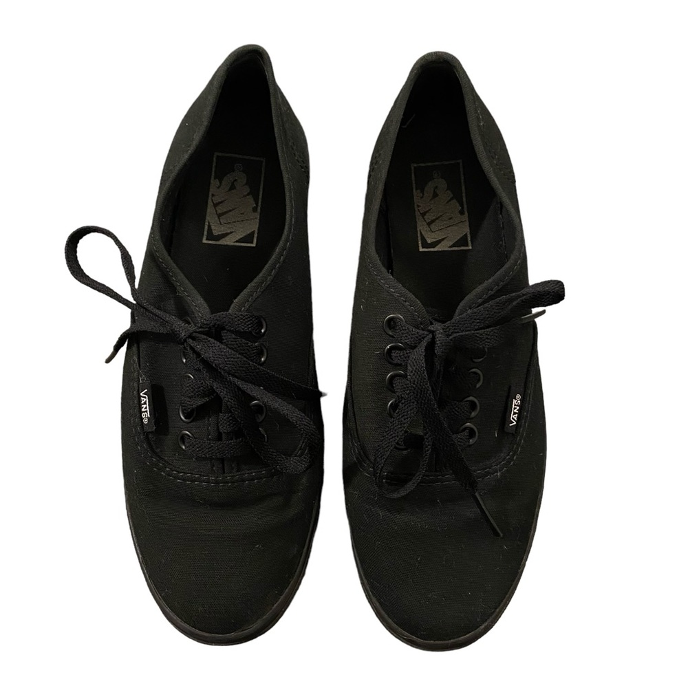 Vans Black Canvas Lo Pro Unisex Shoes - Size 8